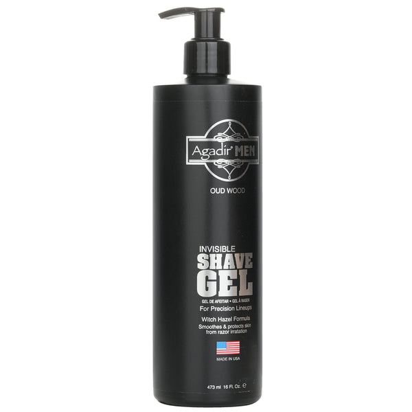 アガディール  Agadir Men Invisible Shave Gel - Oud Wood   473ml/16oz