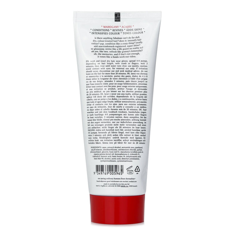 イーヴォ  Fabuloso Colour Intensifying Conditioner - # Mahogany   220ml/7.5oz