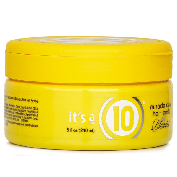 イッツア 10  Miracle Clay Hair Mask (For Blondes)   240ml/8oz