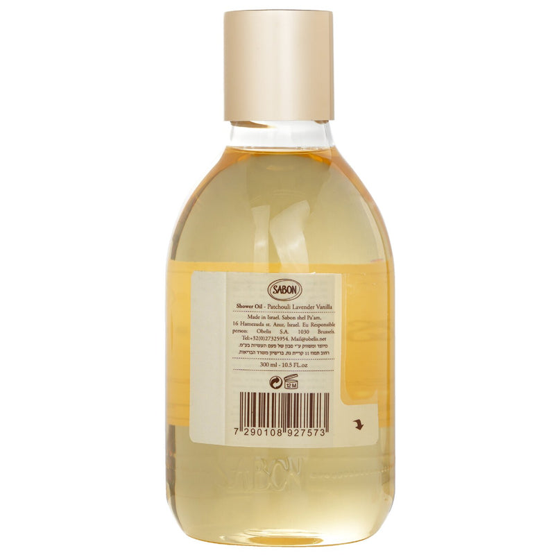 サボン  シャワーオイル - パチョリ ラベンダー バニラ (ペットボトル)   300ml/10.5oz