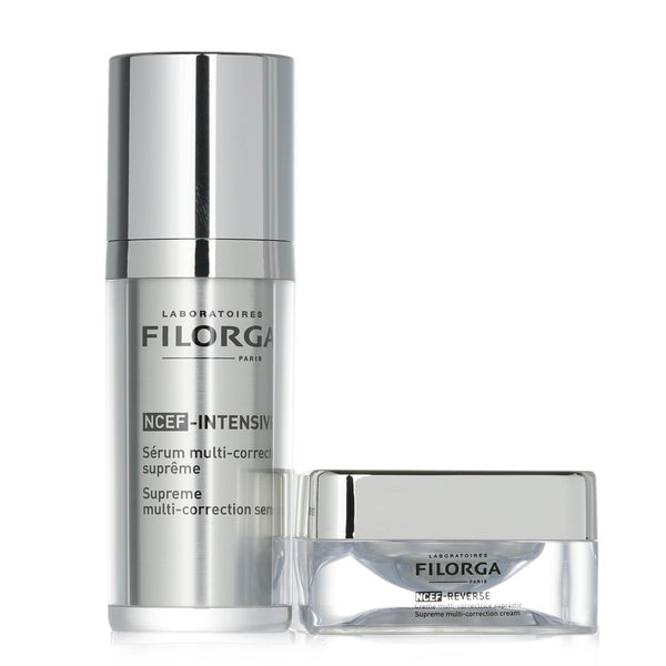フィロルガ  スプリーム スキン クオリティ セット: NCEF-インテンシブ スプリーム マルチコレクション セラム 30ml + NCEF-リバーススプリーム マルチコレクション クリーム 15ml   2pcs