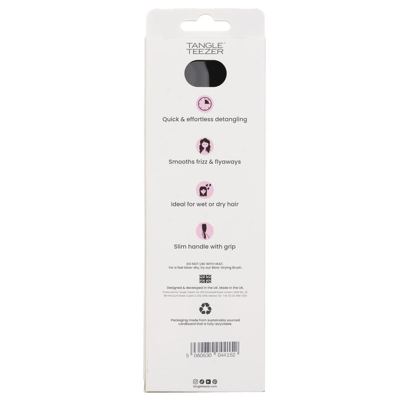 タングルティーザー  The Wet Detangling Hair Brush - # Black Gloss (Large Size)   1pc