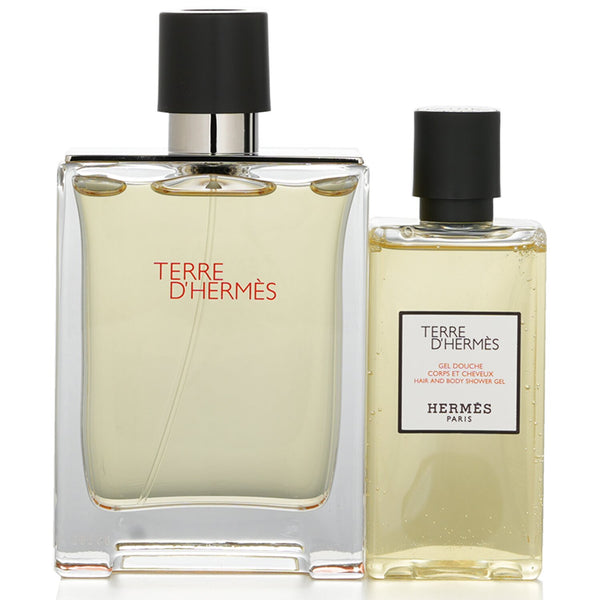 エルメス  テール ドゥ エルメス コフレ: EDT SP 100ml/3.3oz + ヘア&ボディ シャワージェル 80ml/2.7oz   2pcs