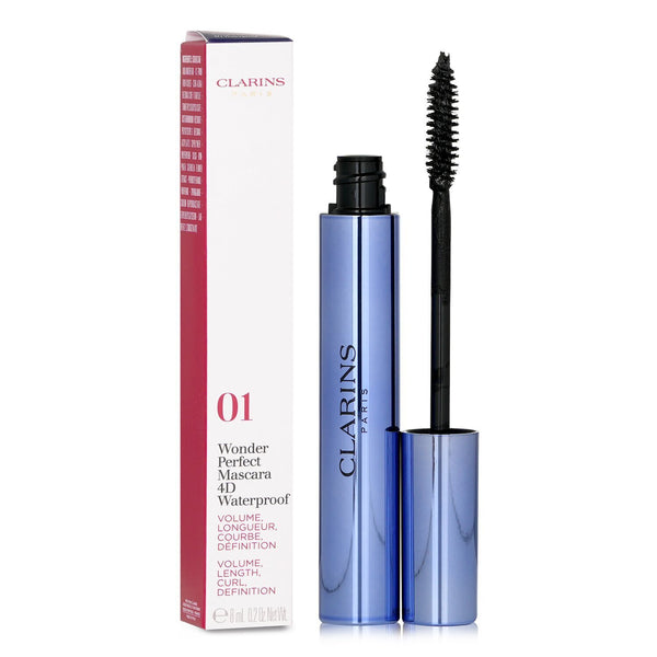 クラランス  ワンダーパーフェクトマスカラ 4D ウォータープルーフ # 01 パーフェクトブラック   8ml/0.2oz