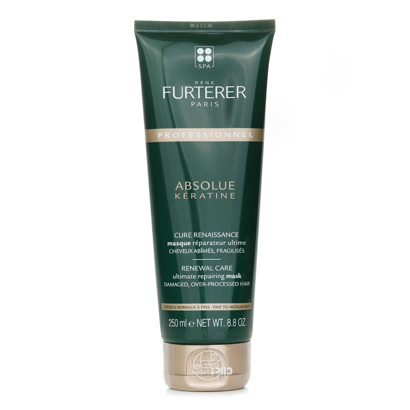 ルネ フルトレール  Absolue Kèratine Renewal Care Ultimate Repairing Mask - Damaged, Over-Processed Fine to Medium Hair (Salon Product)   250ml/8.8oz