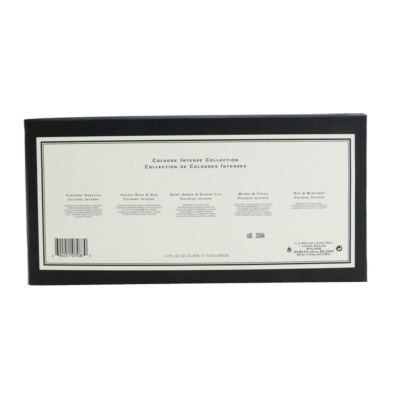 ジョーマローン  Cologne Intense Collection: Tuberose Angelica, Velvet Rose & Oud, Dark Amber & Ginger Lily, Myrrh & Tonka, Oud & Bergamot   5x9ml/0.3oz