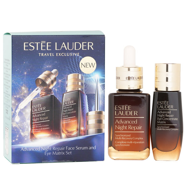 エスティ ローダー  【アドバンス ナイト リペアのセット】シンクロナイズド マルチ リカバリー コンプレックス 50ml+ アイ コンセントレート マトリックス 15ml   2pcs