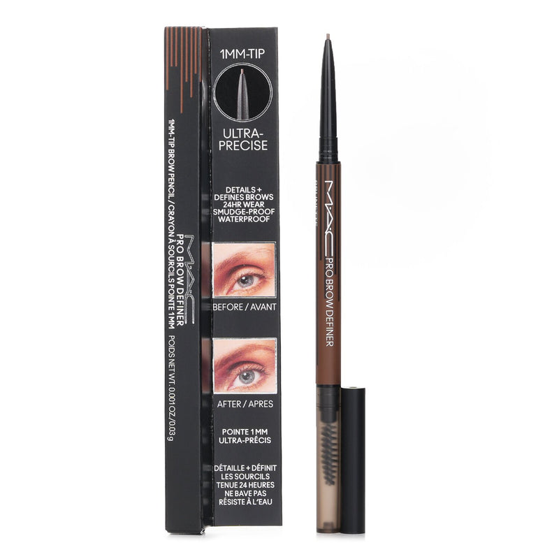 マック  Pro Brow Definer 1MM Tip Brow Pencil - # Brunette (Random Packaging)   0.03g