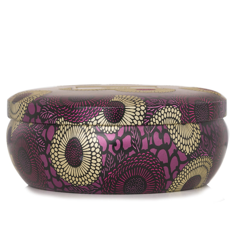 ボルスパ  3 Wick Decorative Tin Candle - Santiago Huckleberry   340g/12oz