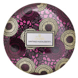 ボルスパ  3 Wick Decorative Tin Candle - Santiago Huckleberry   340g/12oz