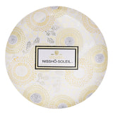 ボルスパ  3 Wick Decorative Tin Candle - Nissho Soleil   340g/12oz