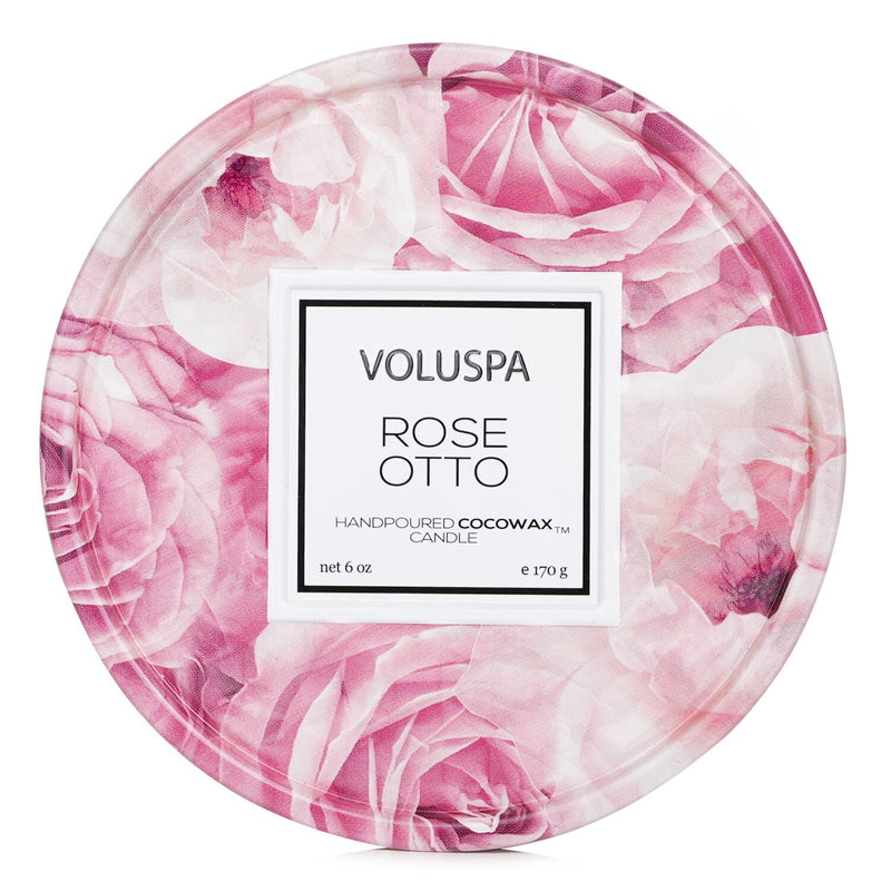 ボルスパ  2 Wick Tin Candle - Rose Otto   170g/6oz