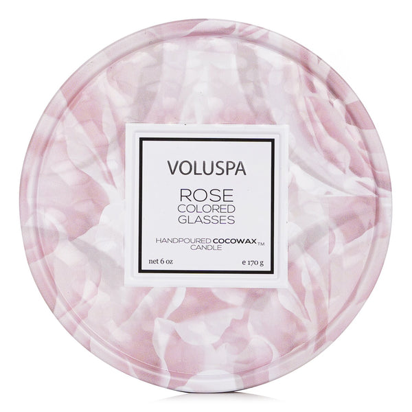 ボルスパ  2 Wick Tin Candle - Rose Colored Glasses   170g/6oz