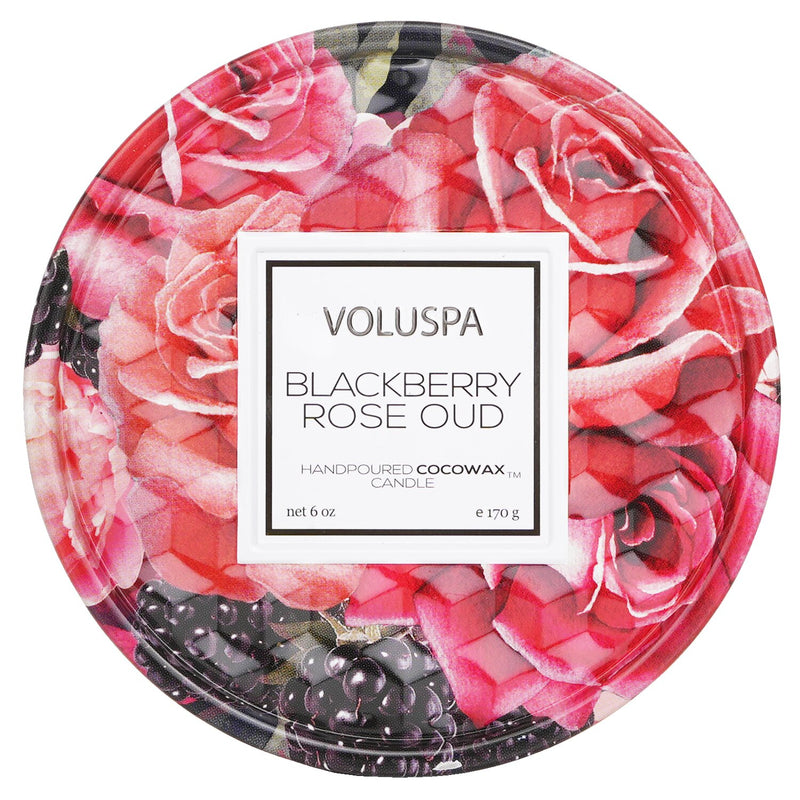 ボルスパ  2 Wick Tin Candle - Blackberry Rose Oud   170g/6oz