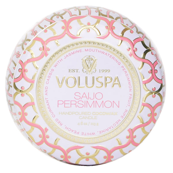 ボルスパ  Mini Tin Candle - Saijo Persimmon   113g/4oz