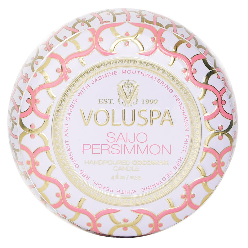 ボルスパ  Mini Tin Candle - Saijo Persimmon   113g/4oz