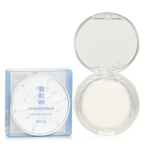 コーセー  Sekkisei Snow CC Powder Case With Sponge   1pc