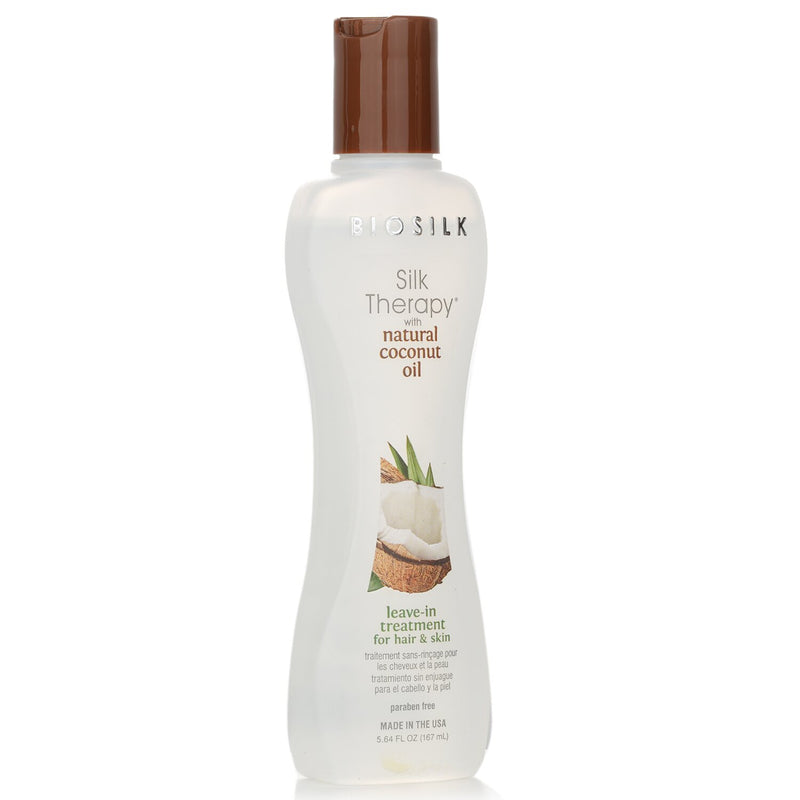 バイオシルク  Silk Therapy with Coconut Oil Leave-In Treatment (For Hair & Skin)   167ml/5.64oz