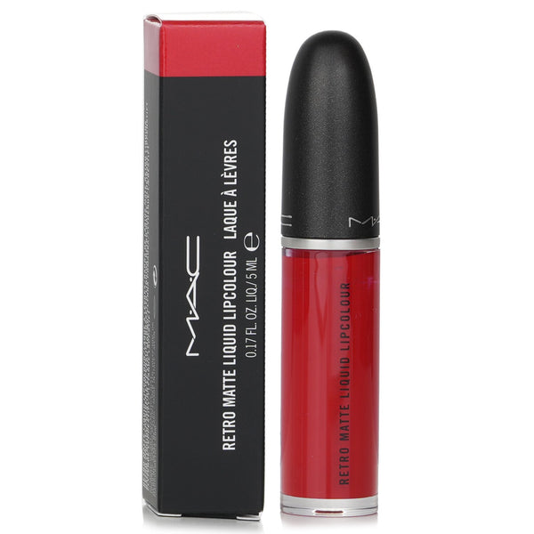 マック  レトロ マット リキッド リップカラー - # 104 ファッション レガシー (インテンス ファイヤー トラック レッド) (マット)   5ml/0.17oz