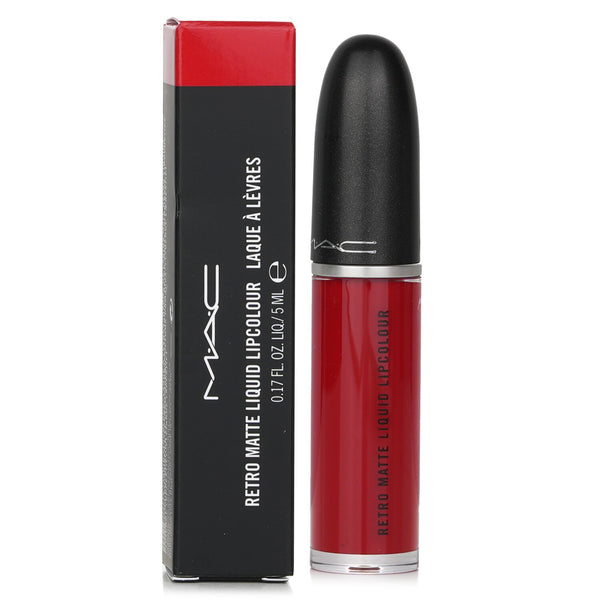 マック  レトロ マット リキッド リップカラー - # 105 フィールズ ソー グランド (ディープ トゥルー レッド) (マット)   5ml/0.17oz
