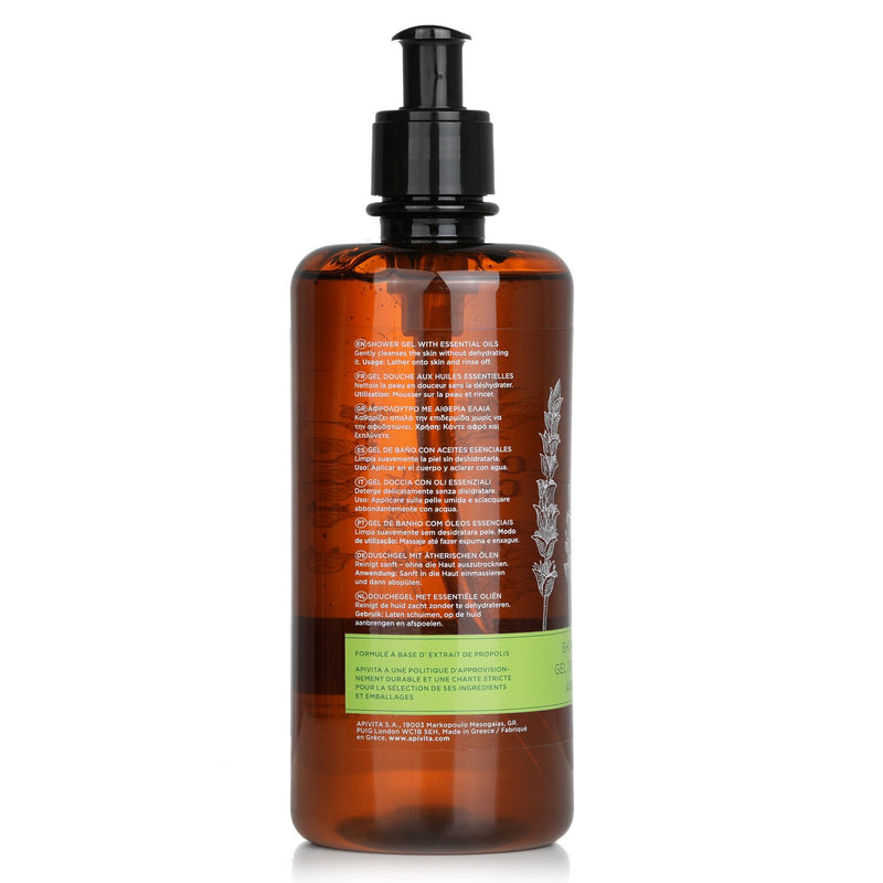 アピヴィータ  Tonic Mountain Tea Shower Gel With Essential Oils - Ecopack   500ml/16.9oz