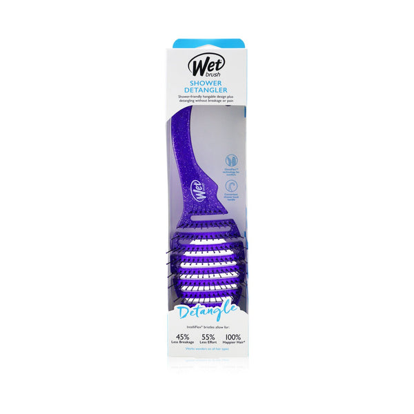 ウェットブラシ  Shower Detangler - # Purple Glitter   1pc