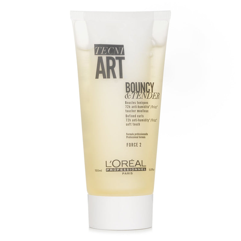 ロレアル  Professionnel Tecni.Art Bouncy & Tender (Defined Curls, 72H Anti-Humidity*/ Frizz* Soft Touch - Force 2)   150ml/5.1oz