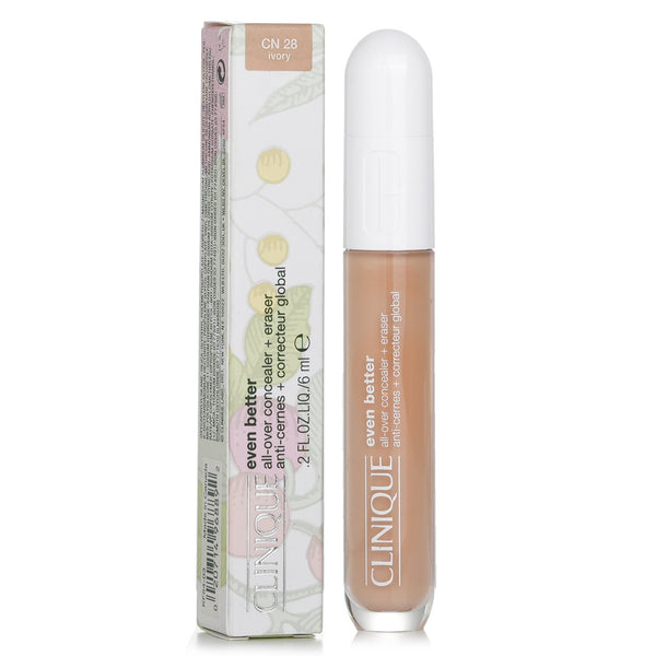 クリニーク  イーブンベターオーバーコンシーラー＋イレイザー - # CN 28 Ivory   6ml/0.2oz