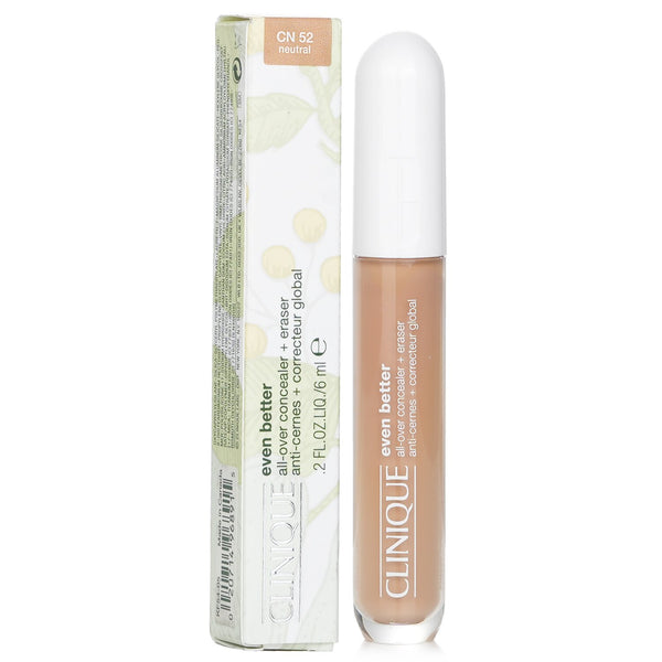 クリニーク  イーブンベターオーバーコンシーラー＋イレイザー：# CN 52 ニュートラル   6ml/0.2oz