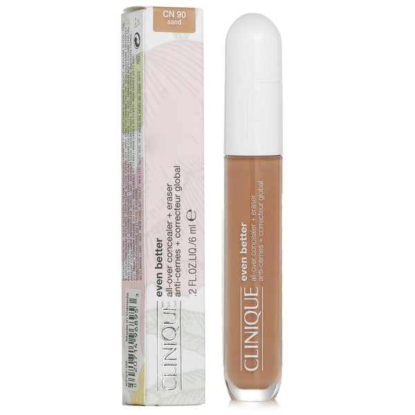 クリニーク  イーブンベターオーバーコンシーラー＋イレイザー：# CN 90 サンド   6ml/0.2oz