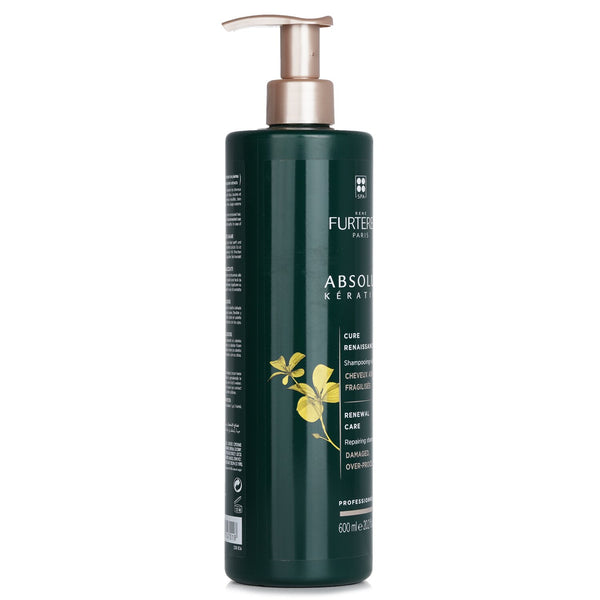 ルネ フルトレール  Absolue Kèratine Renewal Care Repairing Shampoo - Damaged, Over-Processed Hair (Salon Product)   600ml/20.2oz
