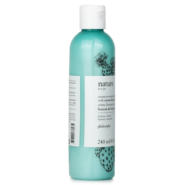 フィロソフィー  ネイチャー イン ア ジャー サボテン フルーツエキス配合 クリームトゥウォーター ボディ ローション   240ml/8oz