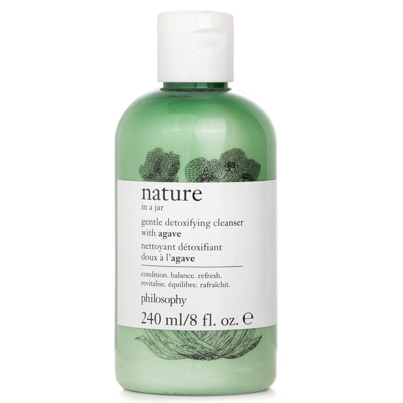 フィロソフィー  ネイチャー イン ア ジャー アガベ配合 ジェントル デトックス クレンザー   240ml/8oz