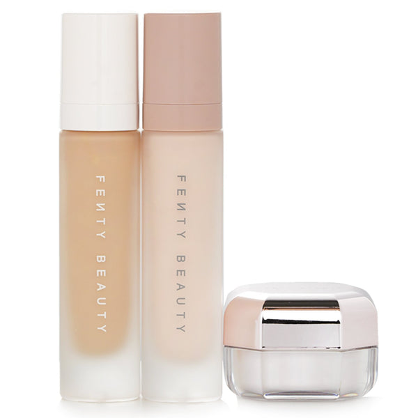 フェンティビューティー by リアーナ  プロフィルトア ソフトマット コンプレックス キット。ファンデーション 32ml + プライマー 32ml + インスタント レタッチ セッティング パウダー 7.8g - #190   3pcs