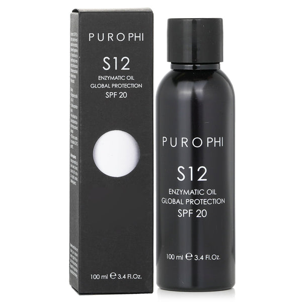 PUROPHI  S12 酵素オイル グローバル プロテクション SPF 20 (耐水性)   100ml/3.4oz