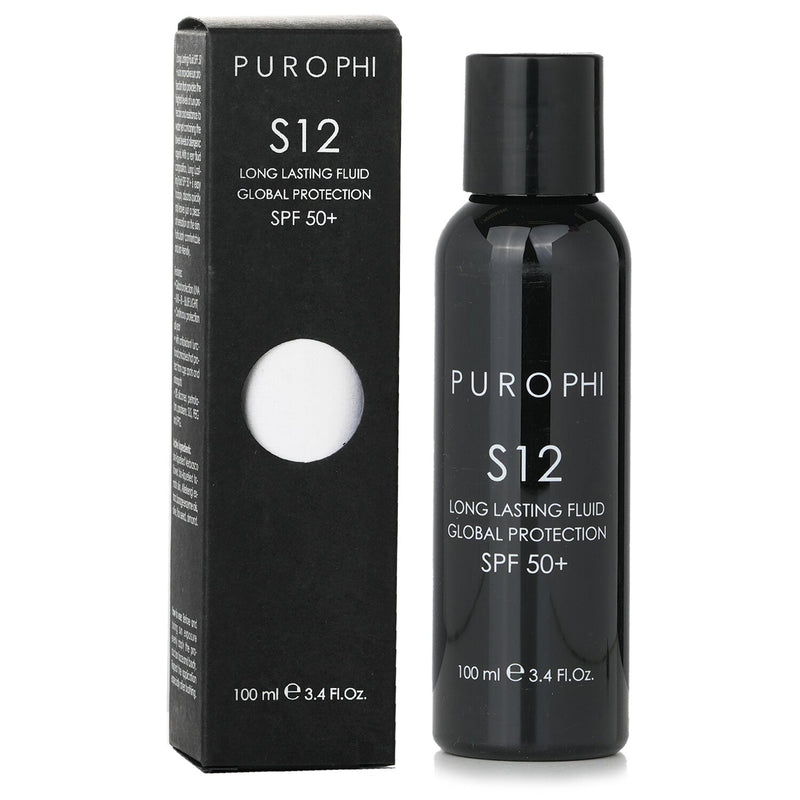 PUROPHI  S12 ロングラスティング フルイド グローバル プロテクション SPF 50 (耐水性)   100ml/3.4oz