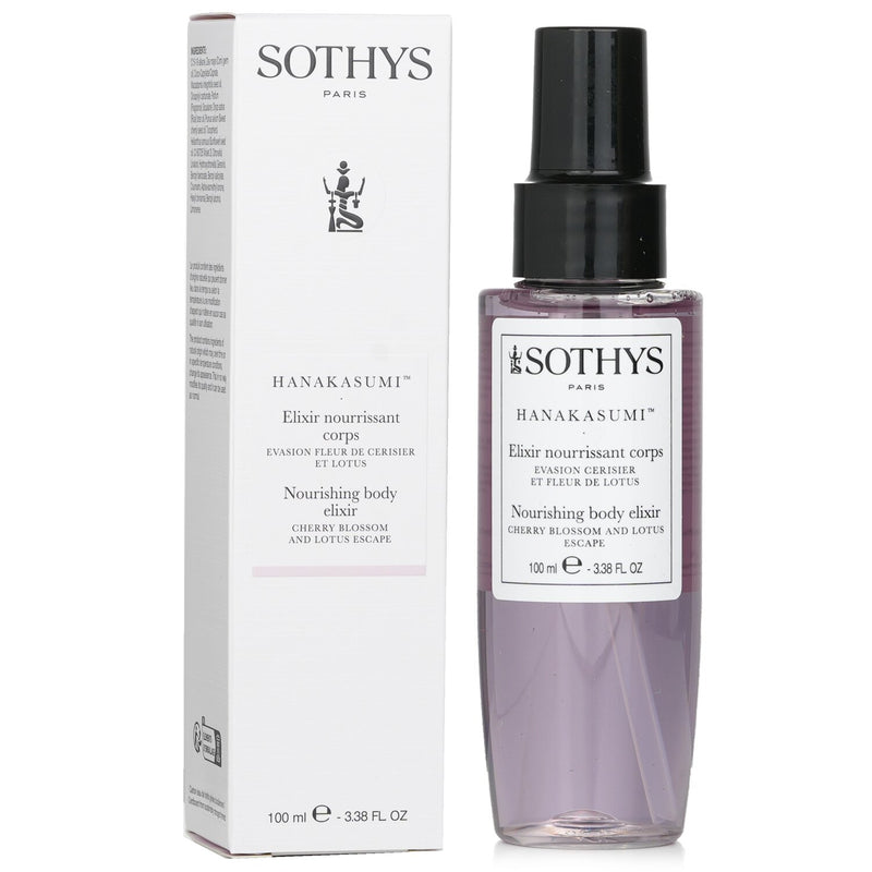 ソティス   ナリッシング ボディ エリクサー - チェリー ブロッサム & ロータス エスケープ   100ml/3.38oz