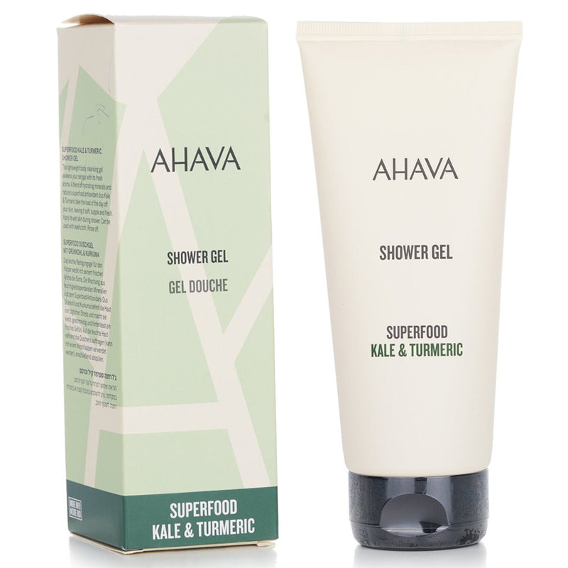 アハバ  スーパーフード ケール & ターメリック シャワージェル   200ml/6.8oz