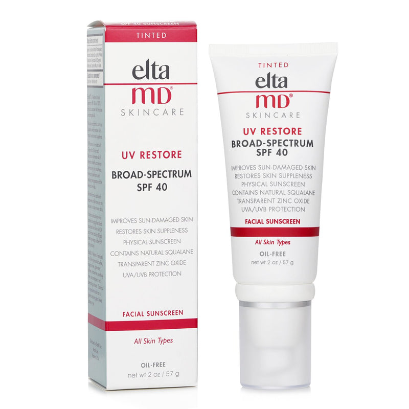 エルタMD  UVリストア フィジカルサンスクリーン SPF40 - ティントタイプ   48g/1.7oz