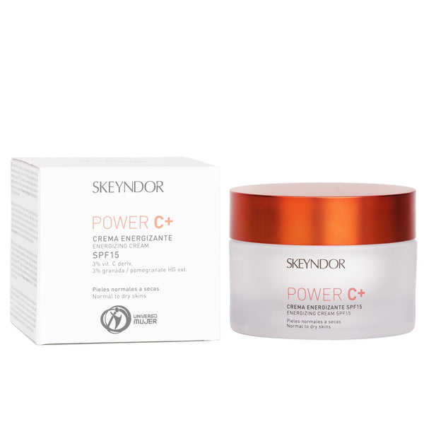 SKEYNDOR  Power C+ Energizing Cream SPF 15 - 3% Vit. C Deriv. (For Normal To Dry Skin)   50ml/1.7oz