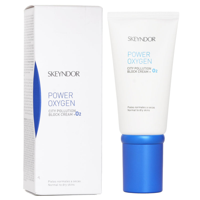 SKEYNDOR  Power Oxygen City Pollution Block Cream + O2 (For Normal To Dry Skin)   50ml/1.7oz