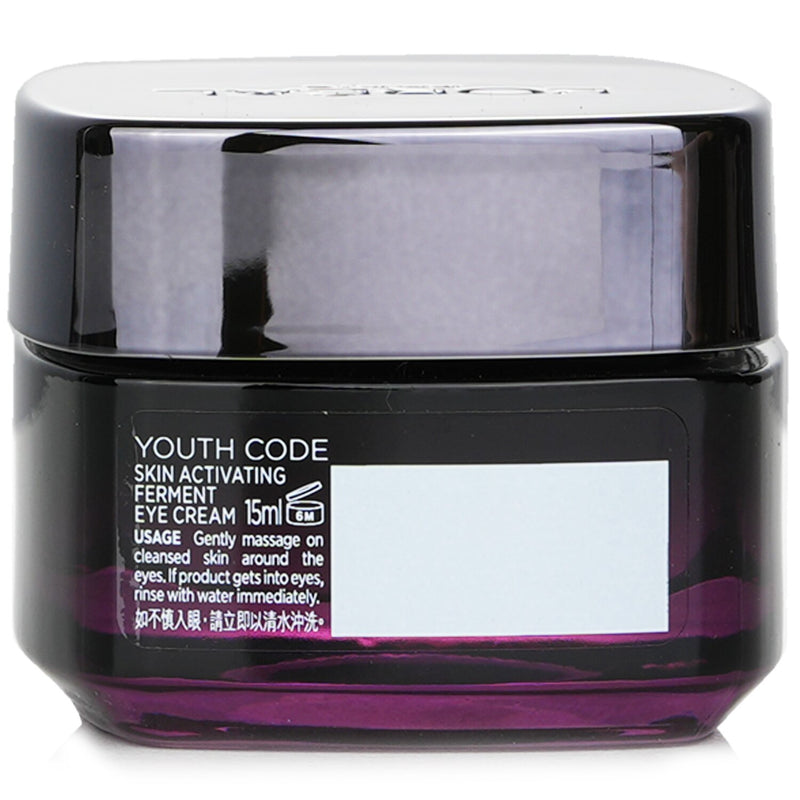 ロレアル  Youth Code Skin Activating Ferment Eye Cream   15ml/0.5oz