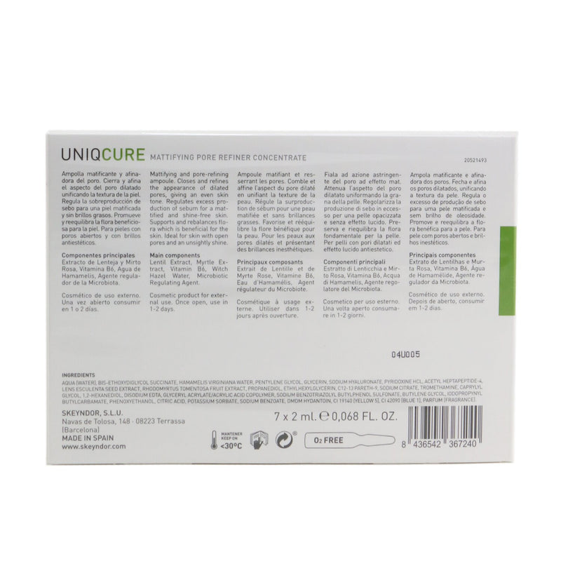 SKEYNDOR  ユニークキュア マティファイング ポア リファイナー コンセントレート (毛穴、テカリが目立つ肌用)   7x2mlx0.068oz