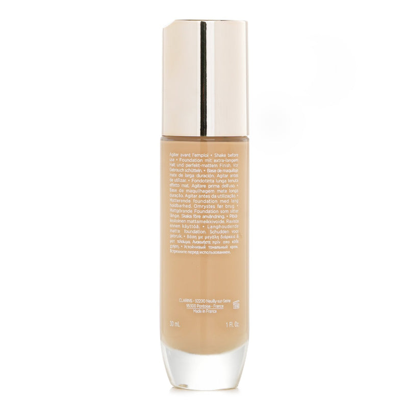 クラランス  エバーラスティング ロングウェアリング & ハイドレーティング マットファンデーション - # 110N ハニー   30ml/1oz