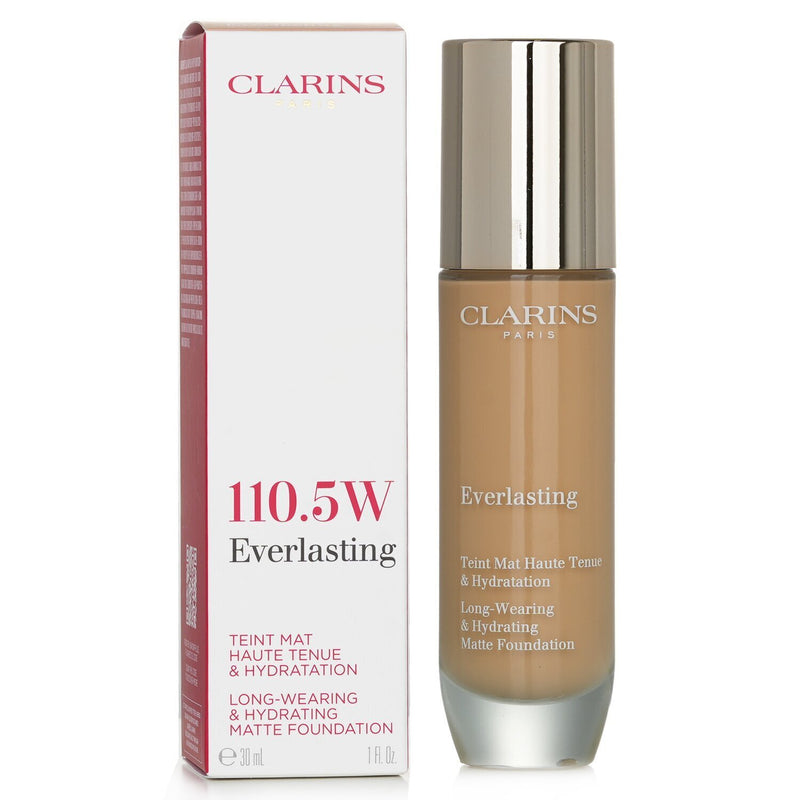 クラランス  エバーラスティング ロングウェアリング & ハイドレーティング マットファンデーション - # 110.5W Tawny   30ml/1oz
