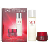 SK-II  Ageless Beauty Essentials Set: R.N.A. Power Moisturizing Cream 80ml + Facial Treatment Essence 230ml   2pcs