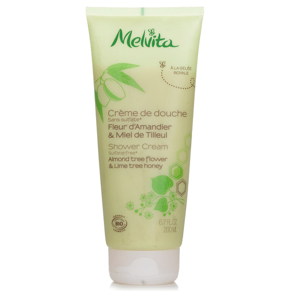 メルヴィータ  アーモンドツリーフラワー&ライムツリーハニー シャワークリーム   200ml/6.7oz
