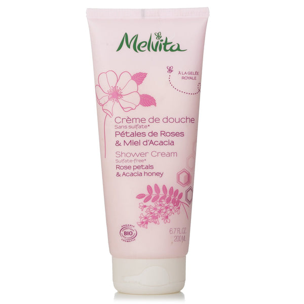 メルヴィータ  ローズペタルズ&アカシアハニー シャワークリーム   200ml/6.7oz