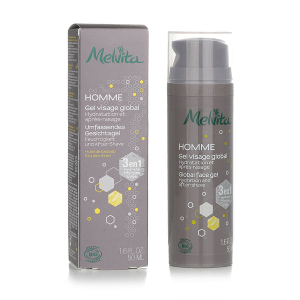 メルヴィータ  オム グローバル フェイスジェル - ハイドレーション&アフターシェーブ   50ml/1.6oz