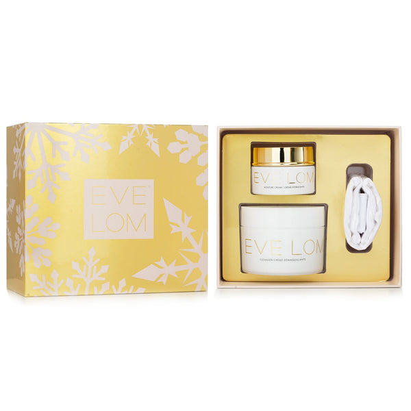 イヴロム  ビギナー&エンド ギフトセット: クレンザー 200ml/6.8oz + モイスチャー クリーム 50ml/1.6oz + モスリン クロス   3pcs